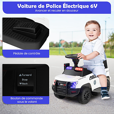 Voiture électrique pour enfants 12V 7A avec télécommande 2,4G trois Voiture électrique pour enfants 12V 7A avec télécommande 2,4G trois
