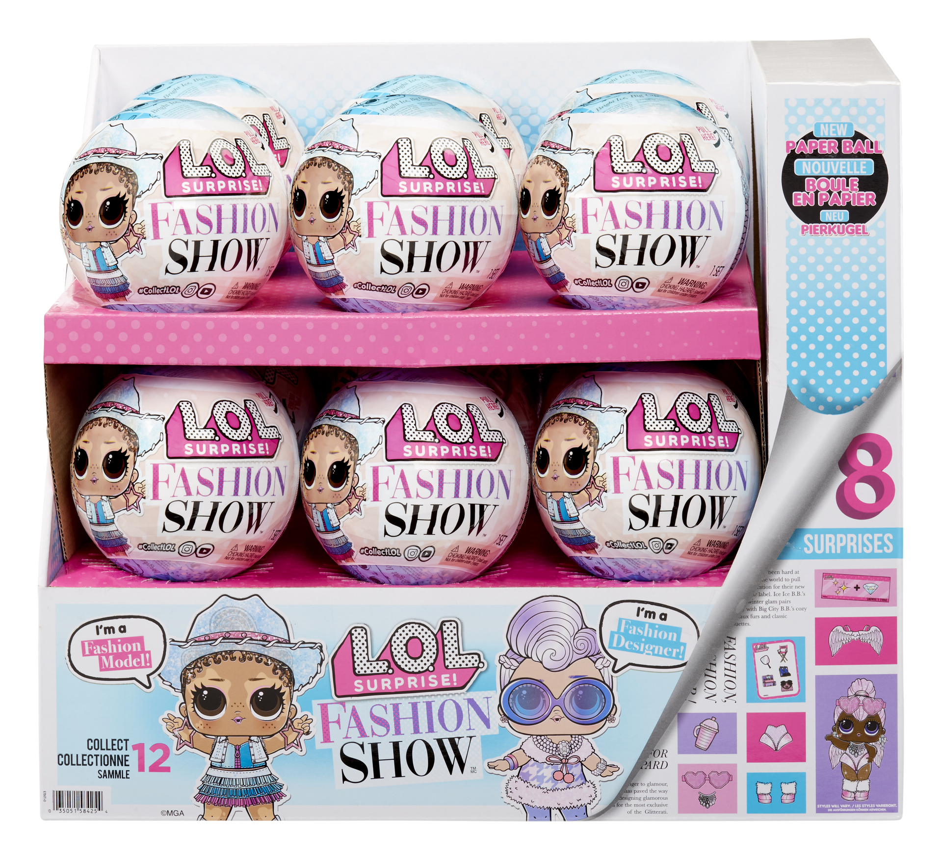 L.O.L. Surprise - Hair Hair Hair Mini Poupee avec Cheveux et Accessoires -  Modele Aleatoire a Collectionner
