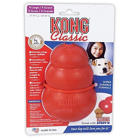 Jouet Kong Classic pour chien - rouge