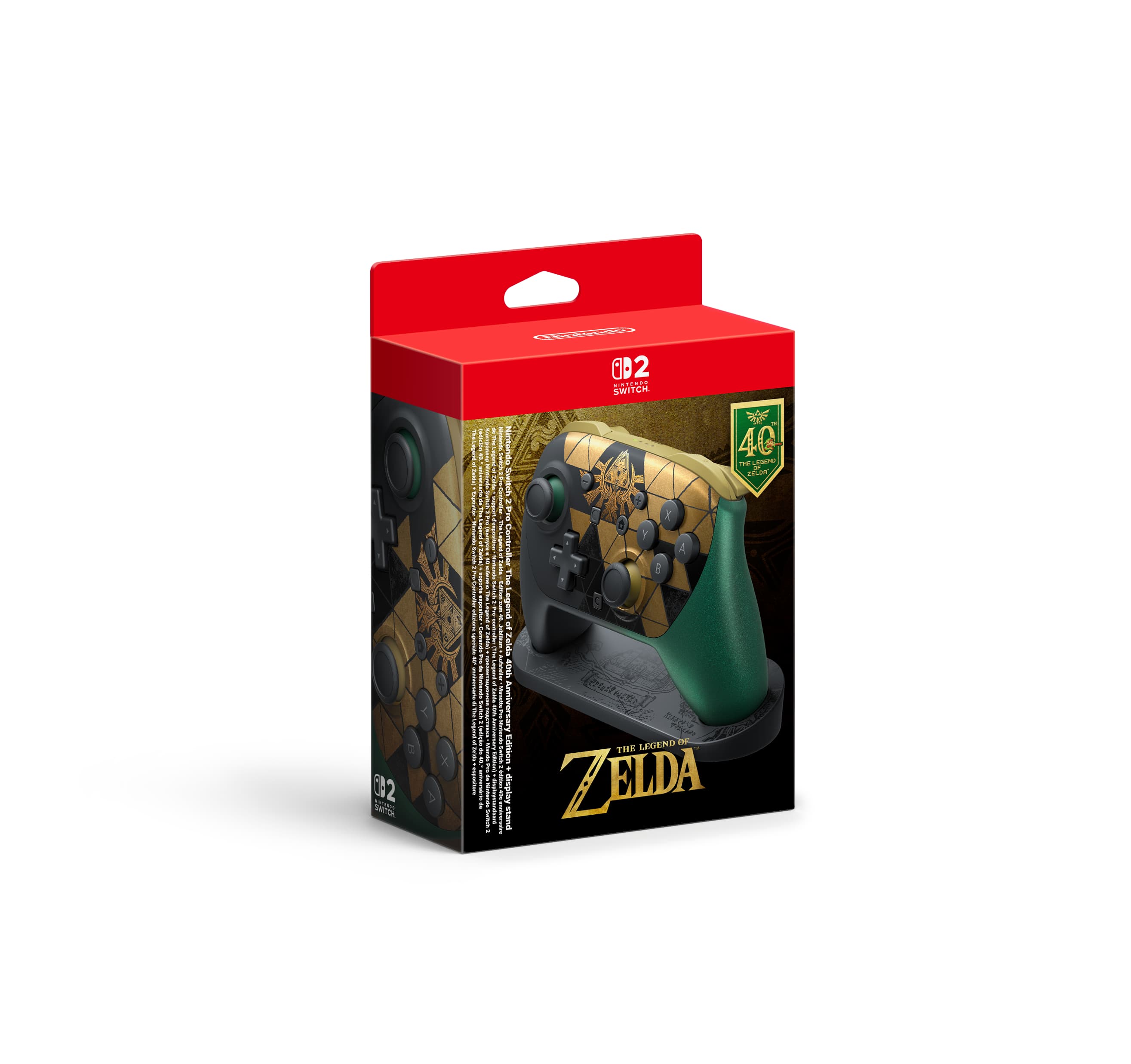 Manette Pro Controller Nintendo Switch 2 Edition 40e anniversaire de The Legend of Zelda (NINTENDO SWITCH