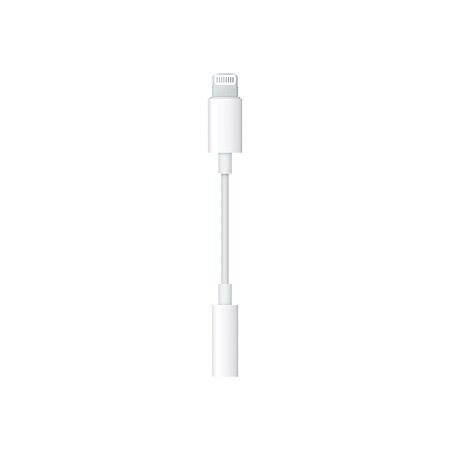 Câble téléphone portable Apple Adaptateur Lightning vers prise jack 3,5 mm  (MMX62ZM/A) - Adaptateur Lightning vers mini-jack