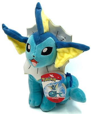 Peluche Pokémon Aquali Douce Et Câline 20 Cm - Détails Authentiques Officiels Jazwares