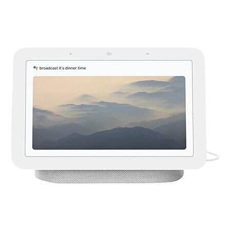 Google Nest Hub - Enceinte intelligente avec écran tactile 7 - gris clair  Pas Cher