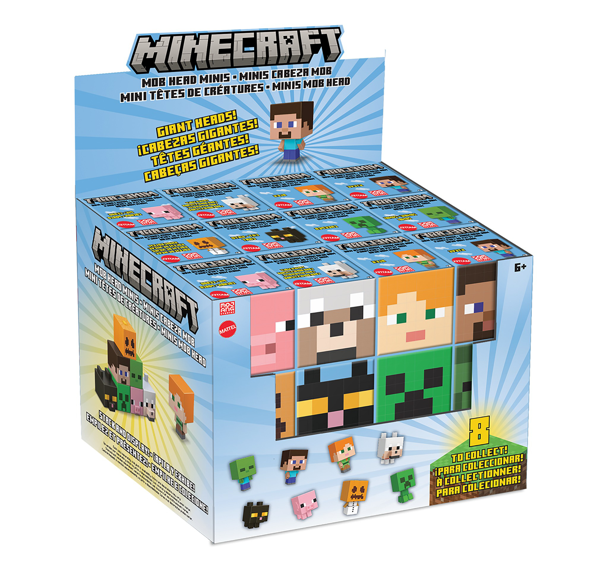 Minecraft – Assortiment Coffret 2 Figurines– Créer-Un-Bloc