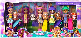 Poupée Felicity Renard et petite sœur - Enchantimals Mattel : King Jouet,  Barbie et poupées mannequin Mattel - Poupées Poupons