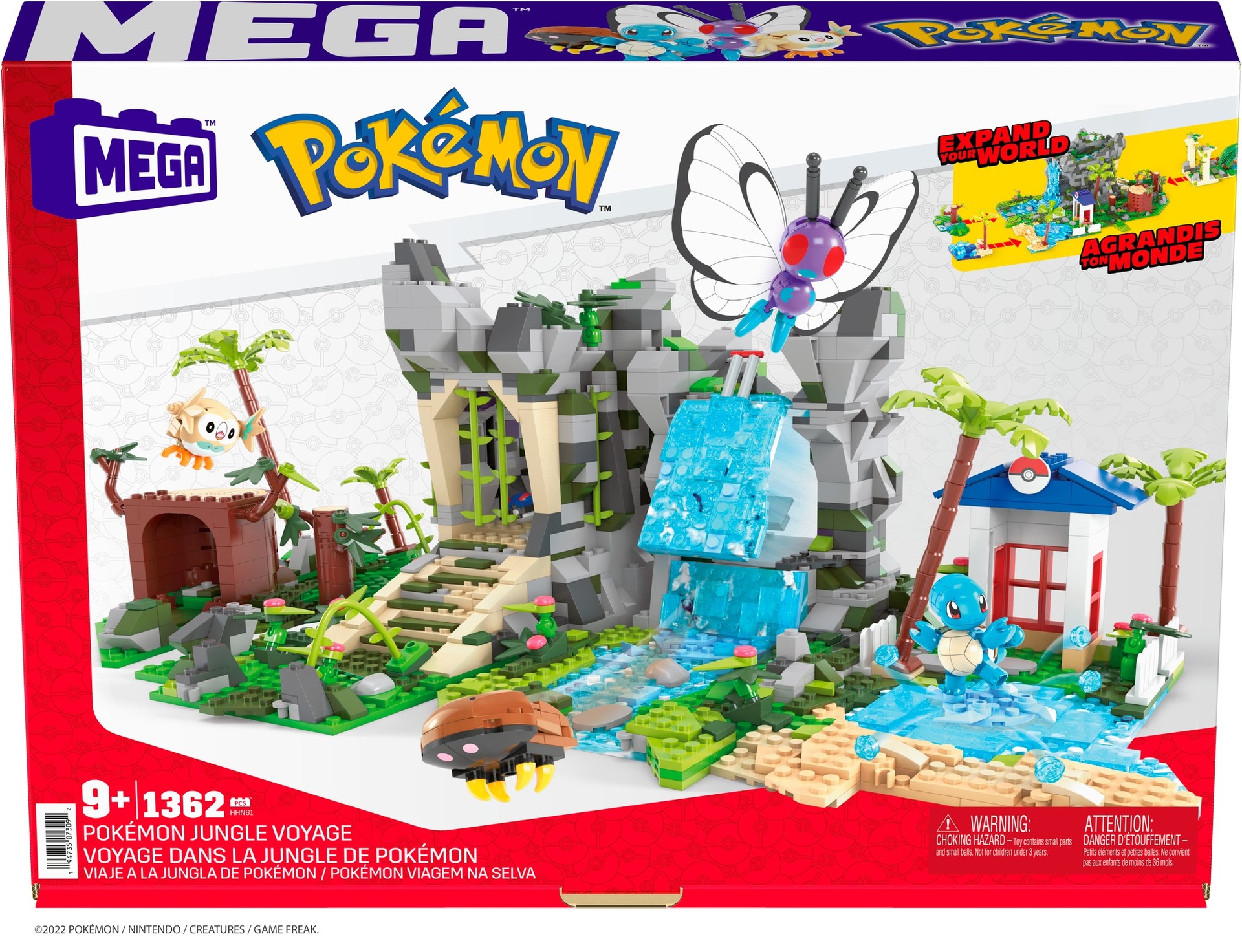 MEGA Pokémon -Voyage dans la Jungle - Jouet de construction - 10 ans et +  au meilleur prix