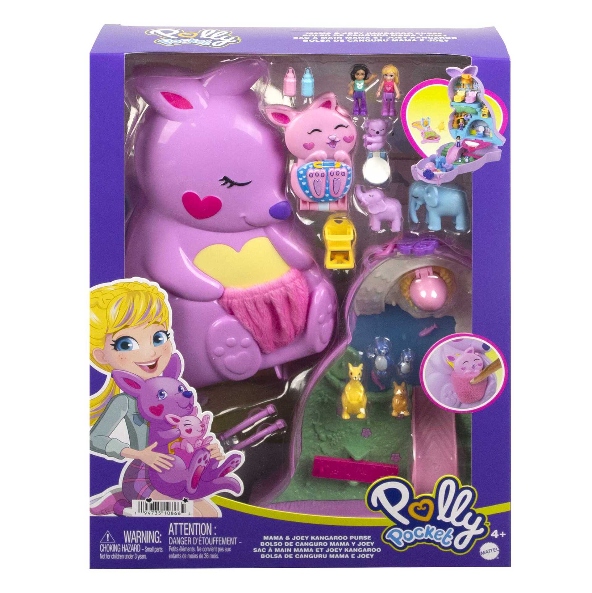 Duo animaux polly pocket chat + chien
