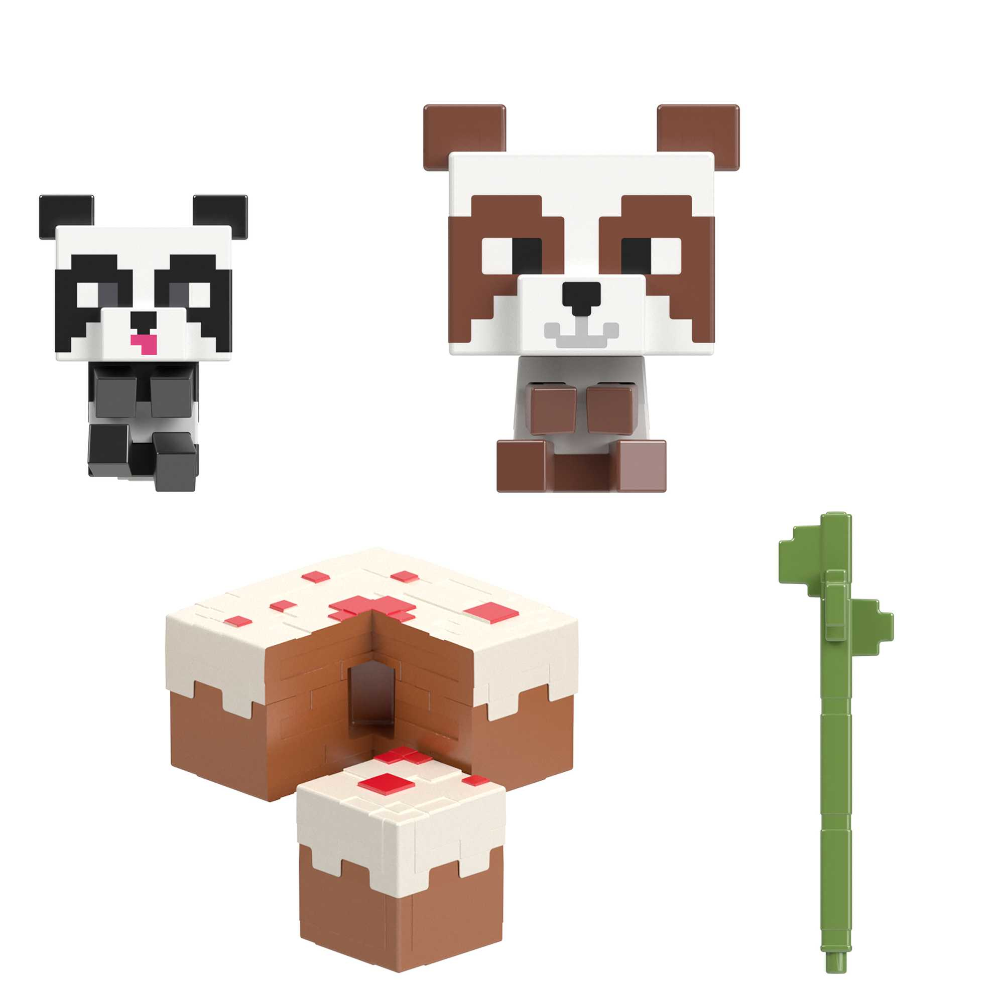 Minecraft – Mini Têtes Modulables – Coffret La Maison du Panda - Comparez les et achetez sur