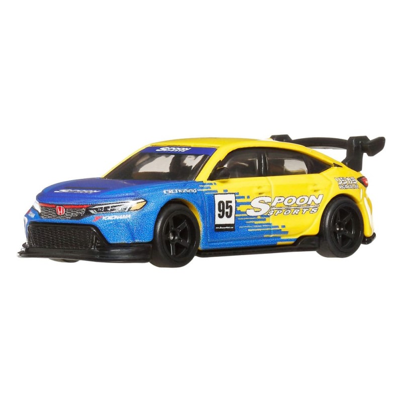 Hot Wheels Coffret Premium 2 Véhicules Culture Automobile Échelle 1/64, Assortiments Uniques, Pneus Real Riders, Châssis Metal/Metal, À Collectionner, Jouet Adulte, HKF55