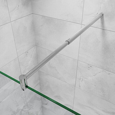 Barre de stabilisation 70-120cm pour paroi de douche - En