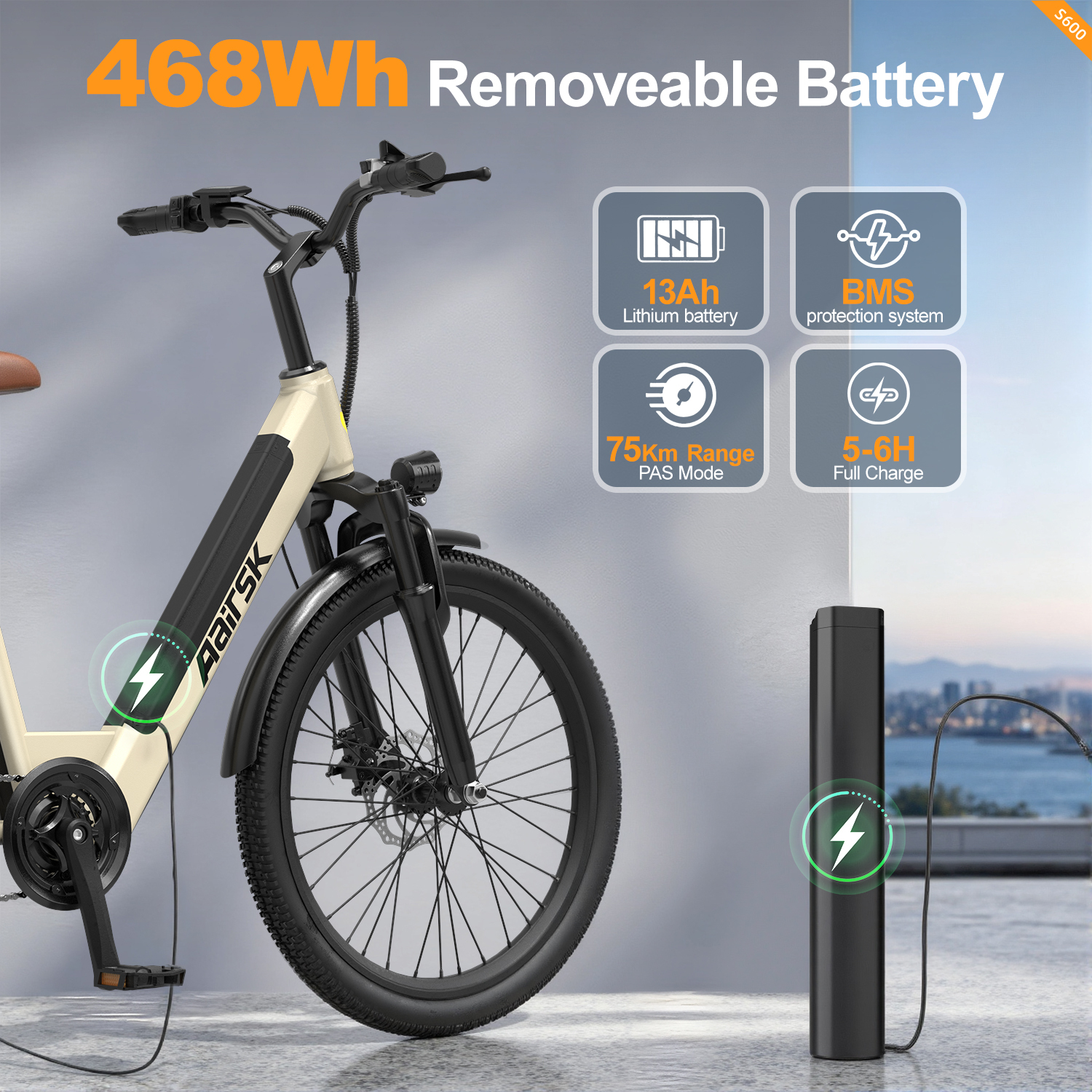 Akozon Moteur de vélo électrique Moteur électrique 24 V 280 W 2500 tr