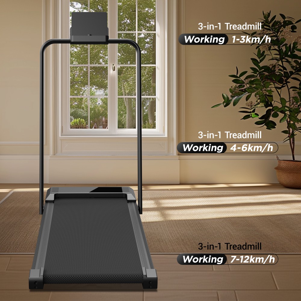 Tapis De Marche, Tapis Roulant Sous Bureau, Mini Tapis Roulants Portables Pour La Maison Design Moul En Une Pi Ce Sans Couture 265lbs Avec T L Commande Application