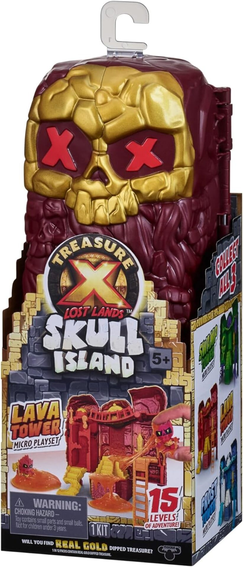 Donjon Volcan Skull Island - Aventure avec Trésor et 2 Mini Figurines au  meilleur prix
