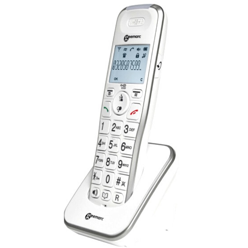 Téléphone sans fil GEEMARC Pack Mobility 295 Blanc