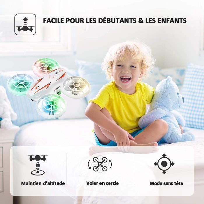 Drone Avec Caméra 4K, Quadricoptère RC Avec Caméra Pliable FPV Drone