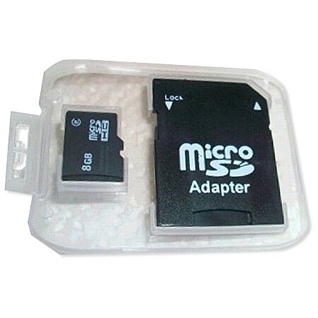 Micro carte SD 8Go avec adaptateur au meilleur prix