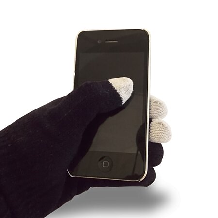 Gants tactiles Unisex Olixar Smart TouchTip – Noir