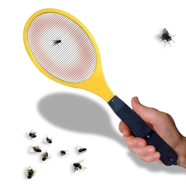 Raquette anti-moustiques 5 en 1 : Lampe anti moustiques, Appareil