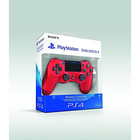 Chrono - Sony Manette PlayStation 4 officielle, DUALSHOCK 4, Sans fil,  Batterie rechargeable, Bluetooth-Rouge - Manette retrogaming - Rue du  Commerce