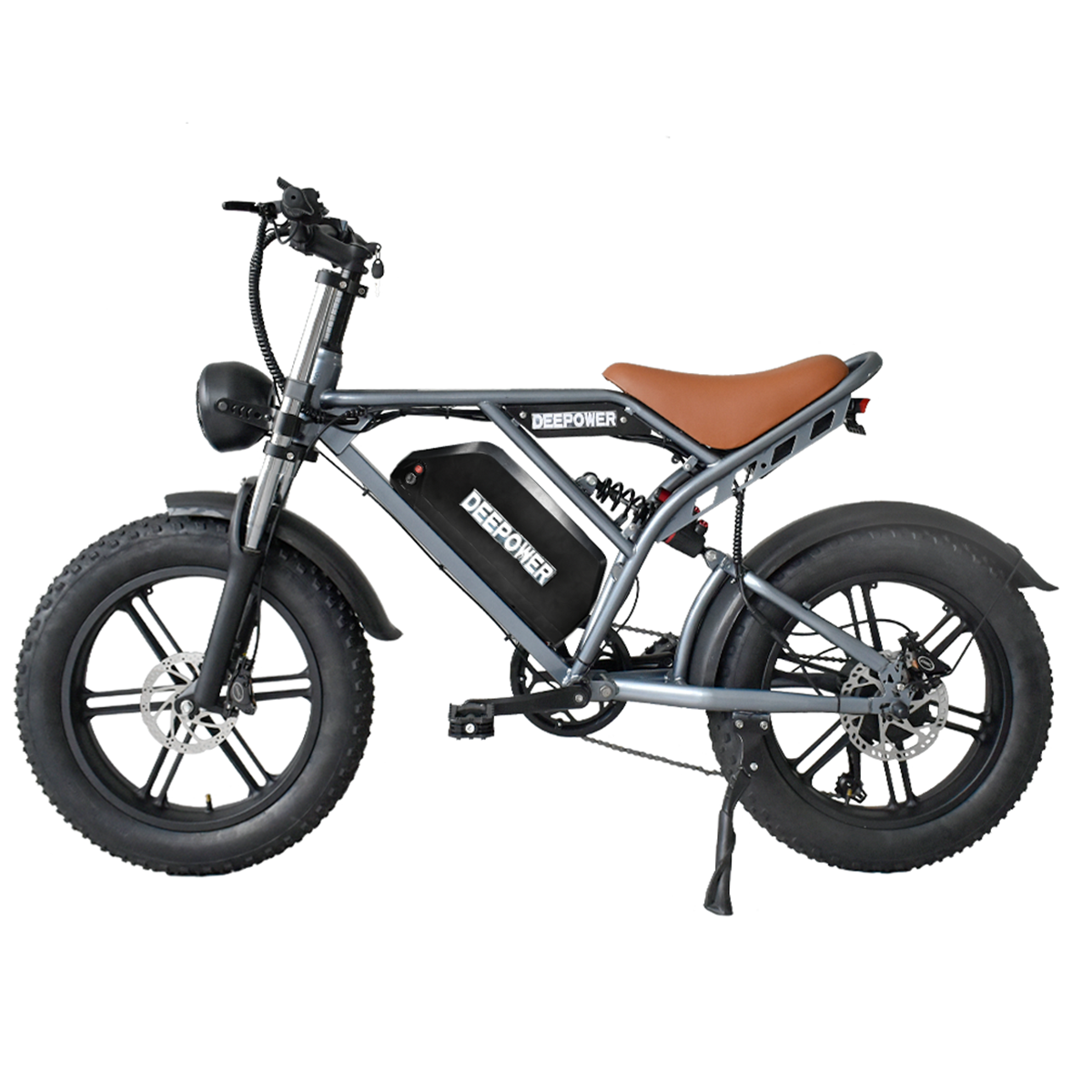 DEEPOWER QS7 Vélo Électrique, Batterie Amovible 48V 60Ah/35Ah/20Ah