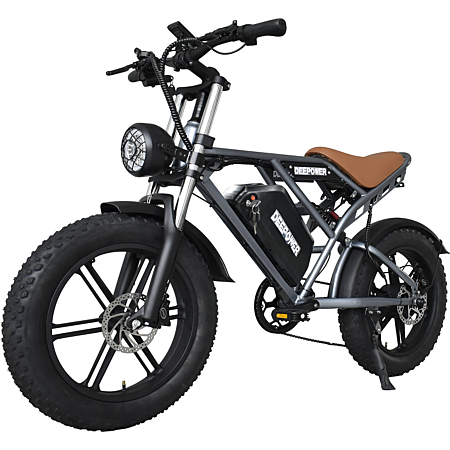 DEEPOWER Vélo électrique 26 avec batterie amovible 48 V 10 Ah DEEPOWER Vélo électrique 26 avec batterie amovible 48 V 10 Ah