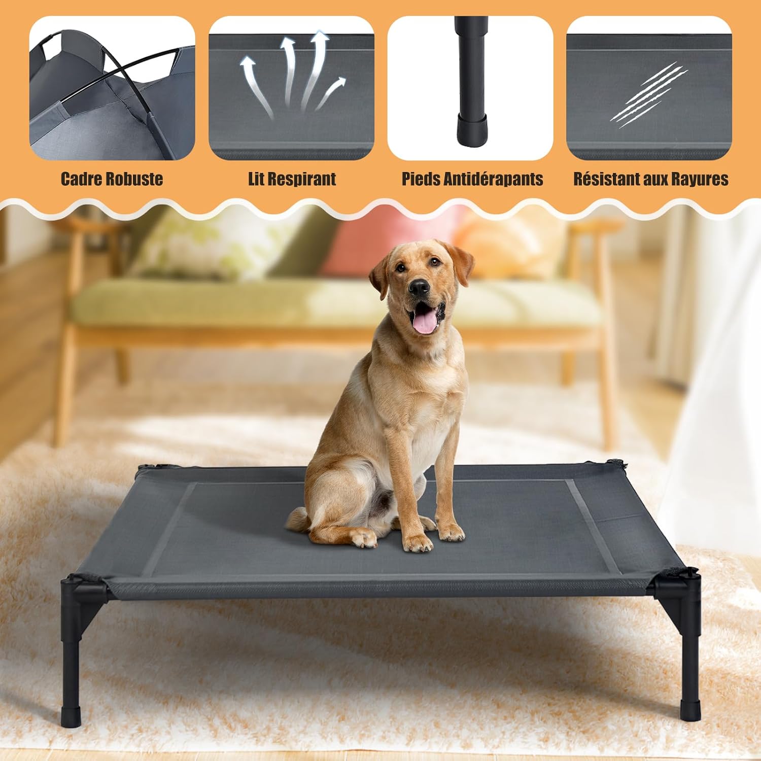 YUEPET Lot De 2 Couvertures Imperméables Et Lavables Pour Chien, Lit, Canapé, Protection Polaire En Flanelle Douce Et Réversible Pour Chiens De Petite Et Moyenne Taille