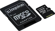Kingston Technology Carte microSDXC Canvas Go Plus 170R A2 U3 V30 de 128 Go  sans ADP