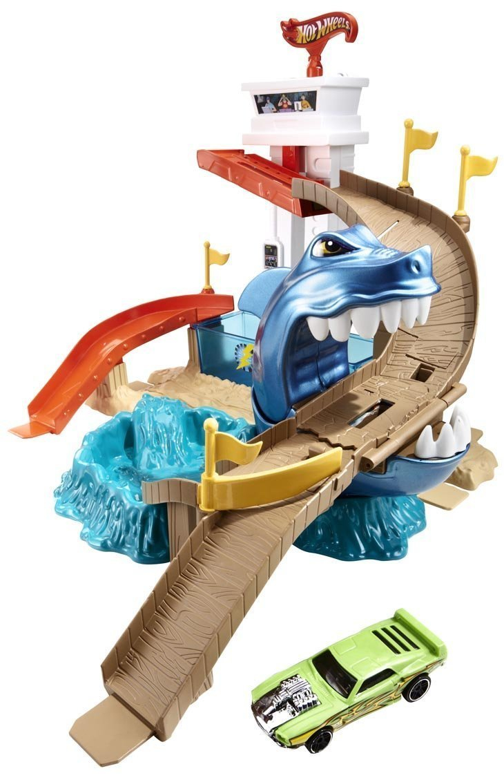 Piste hot wheels city requin - Conforama