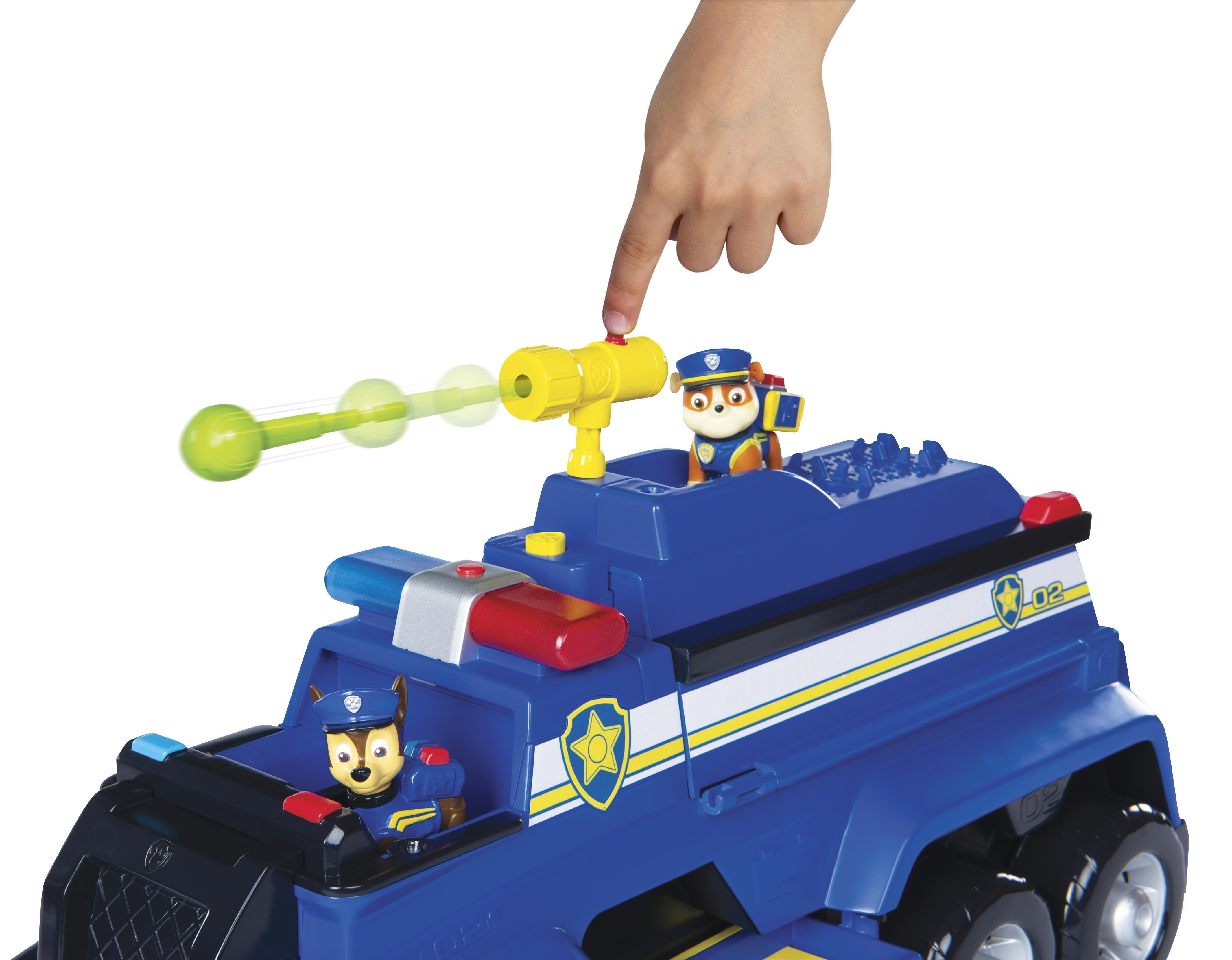 PAW Patrol LA PAT' PATROUILLE - MEGA VEHICULE DE POLICE - Coffret Avec 1 Véhicule