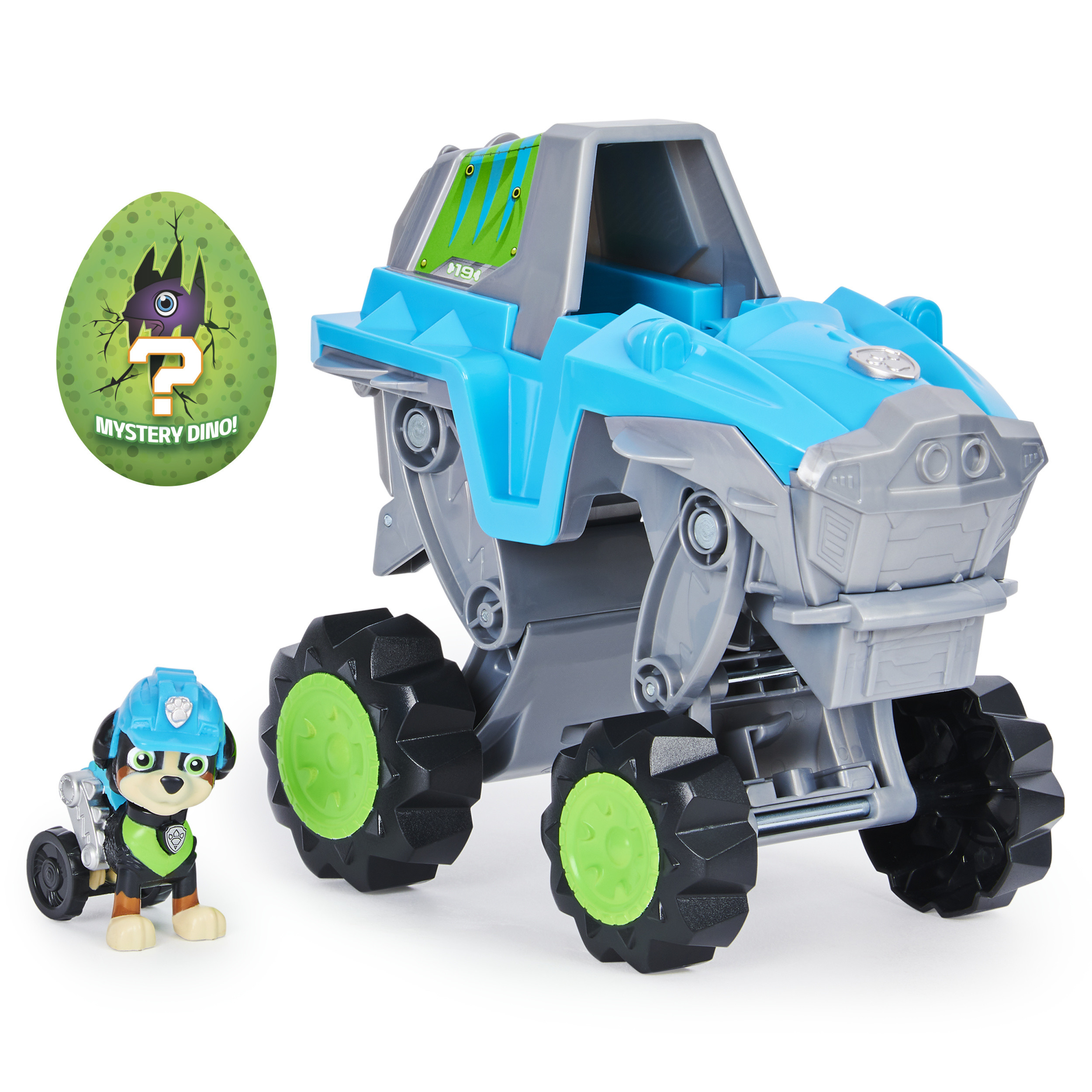 Vehicule + Figurine Deluxe Rex Dino Rescue Paw Patrol - La Pat' Patrouille  au meilleur prix