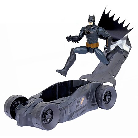 dc comics Batman - Pack Batmobile + Figurine Batman 30 Cm Véhicule