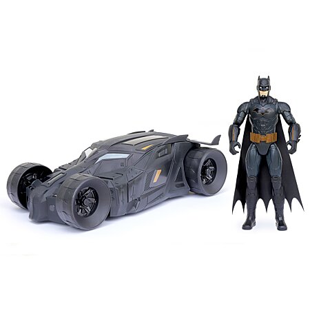 DC Comics BATMAN - PACK BATMOBILE + FIGURINE BATMAN 30 CM - - Véhicule  Batmobile Et