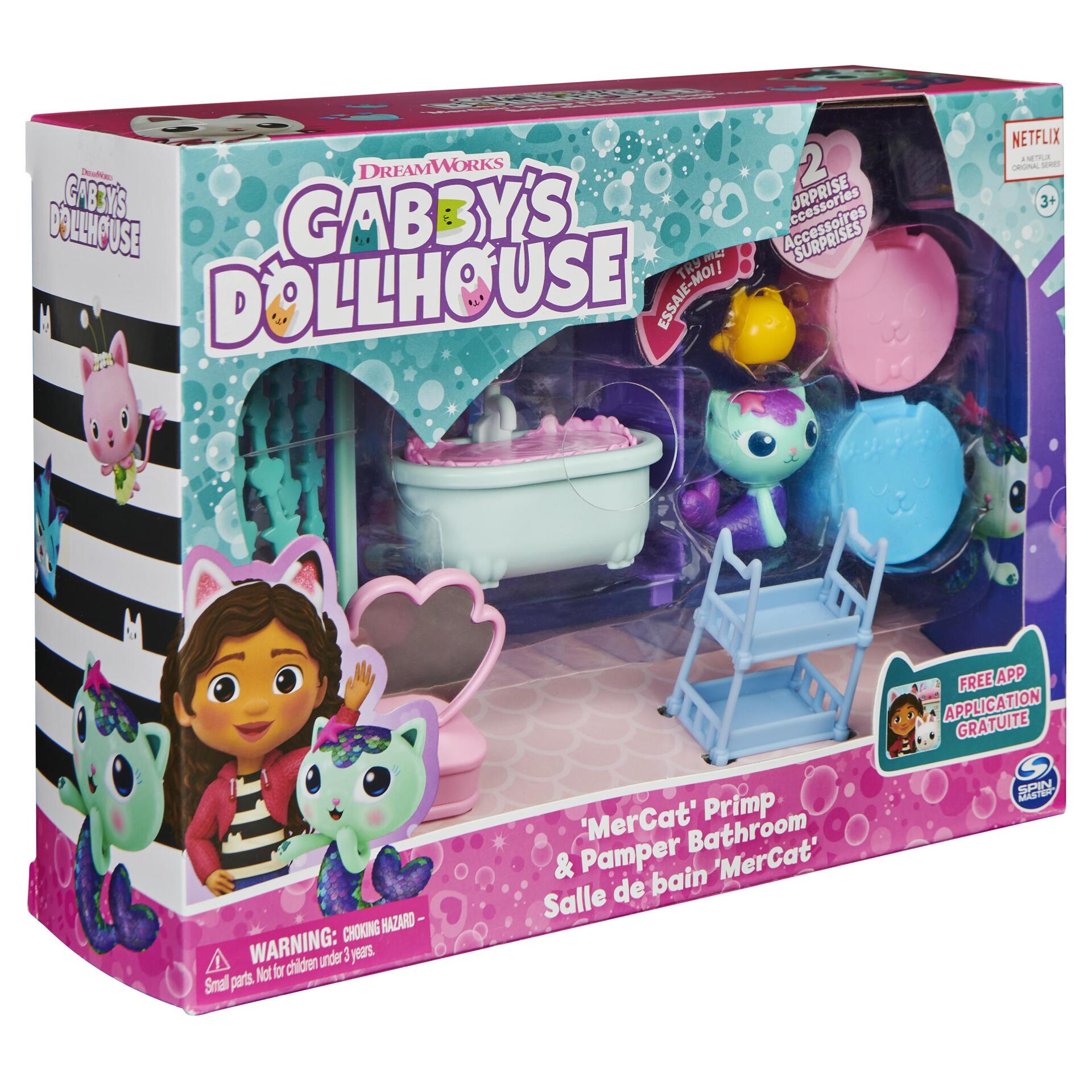 Gabby et la Maison Magique - Gabby's Dollhouse - Playset Deluxe Atelier  Bébé Boîte - 1 Figurine Accessoires - Pièce