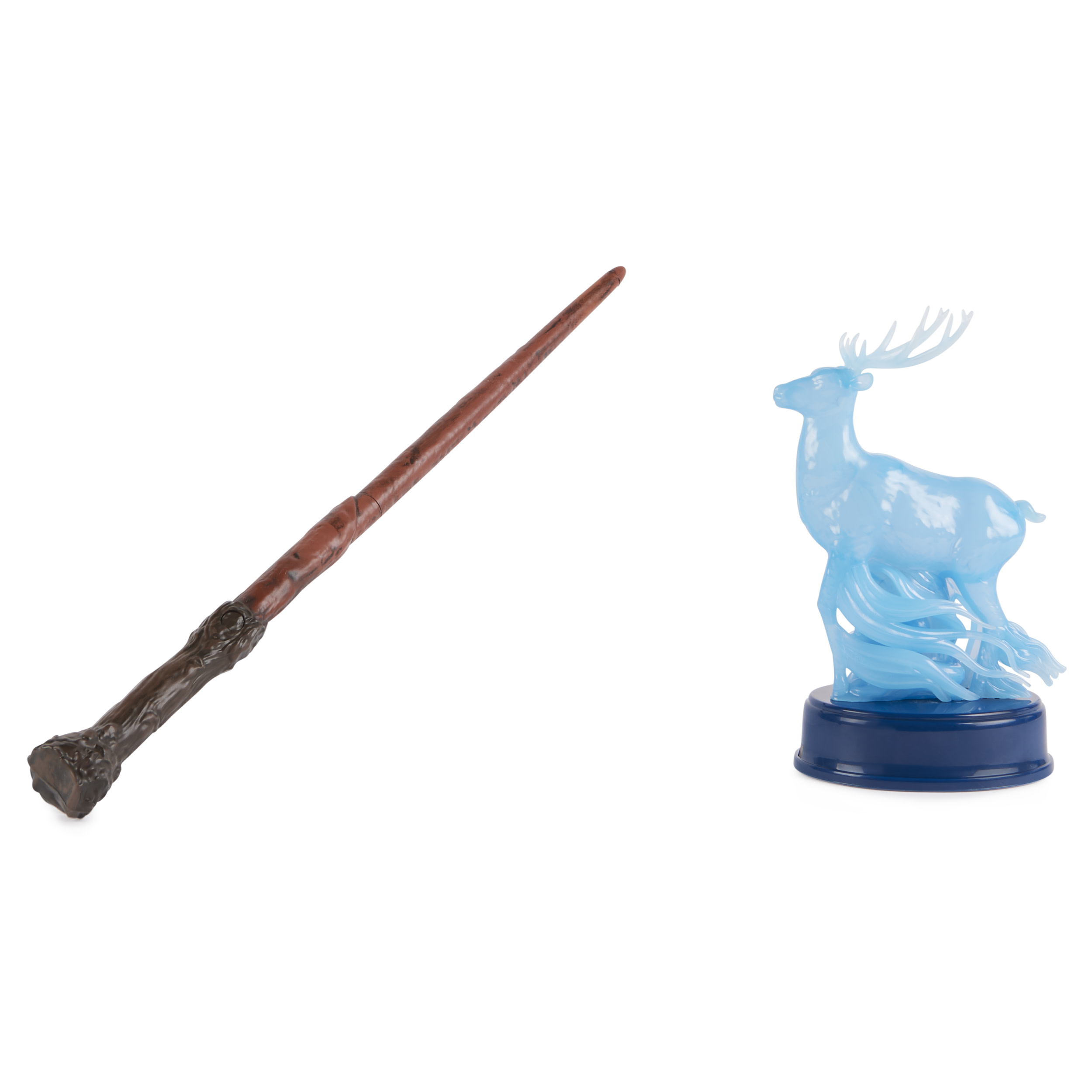 Harry Potter-Wizarding World - VARITA Ron Weasley avec LUMIÈRE - Baguette Projectrice de Patronus de 33 cm - 6064167 - Jouets Enfants 6 Ans