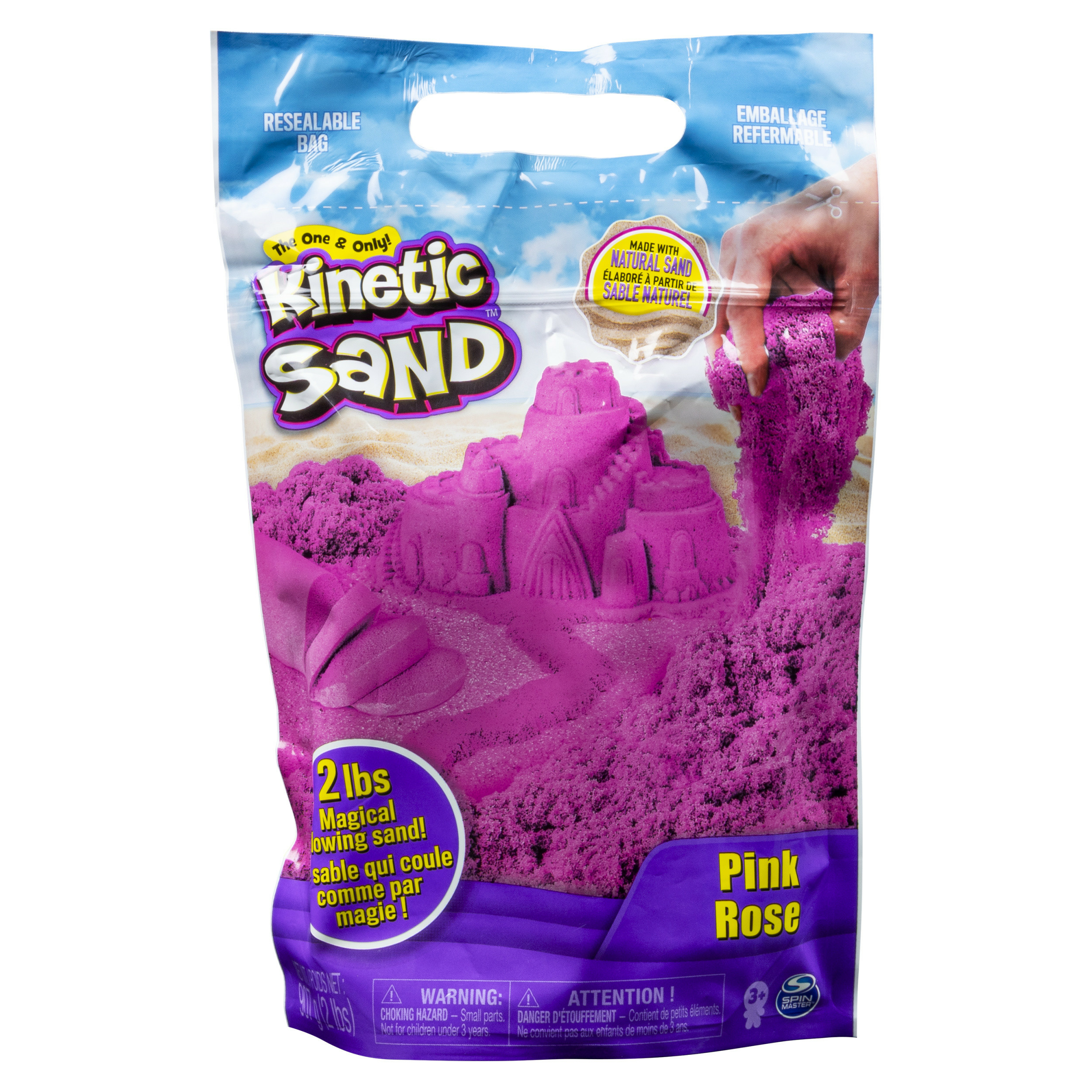 Acheter Kinetic Sand Recharge 8oz mauve (sable cinétique) - Joubec