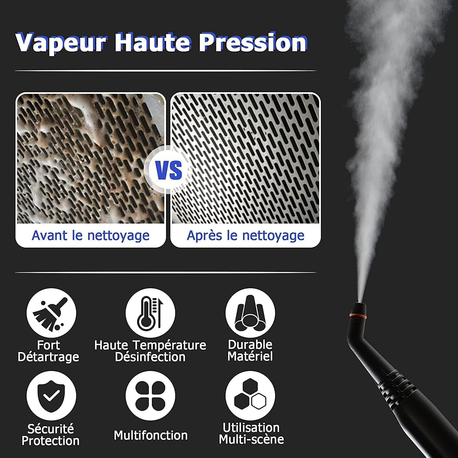 Nettoyeur vapeur traîneau 500w - Karcher - 10815300