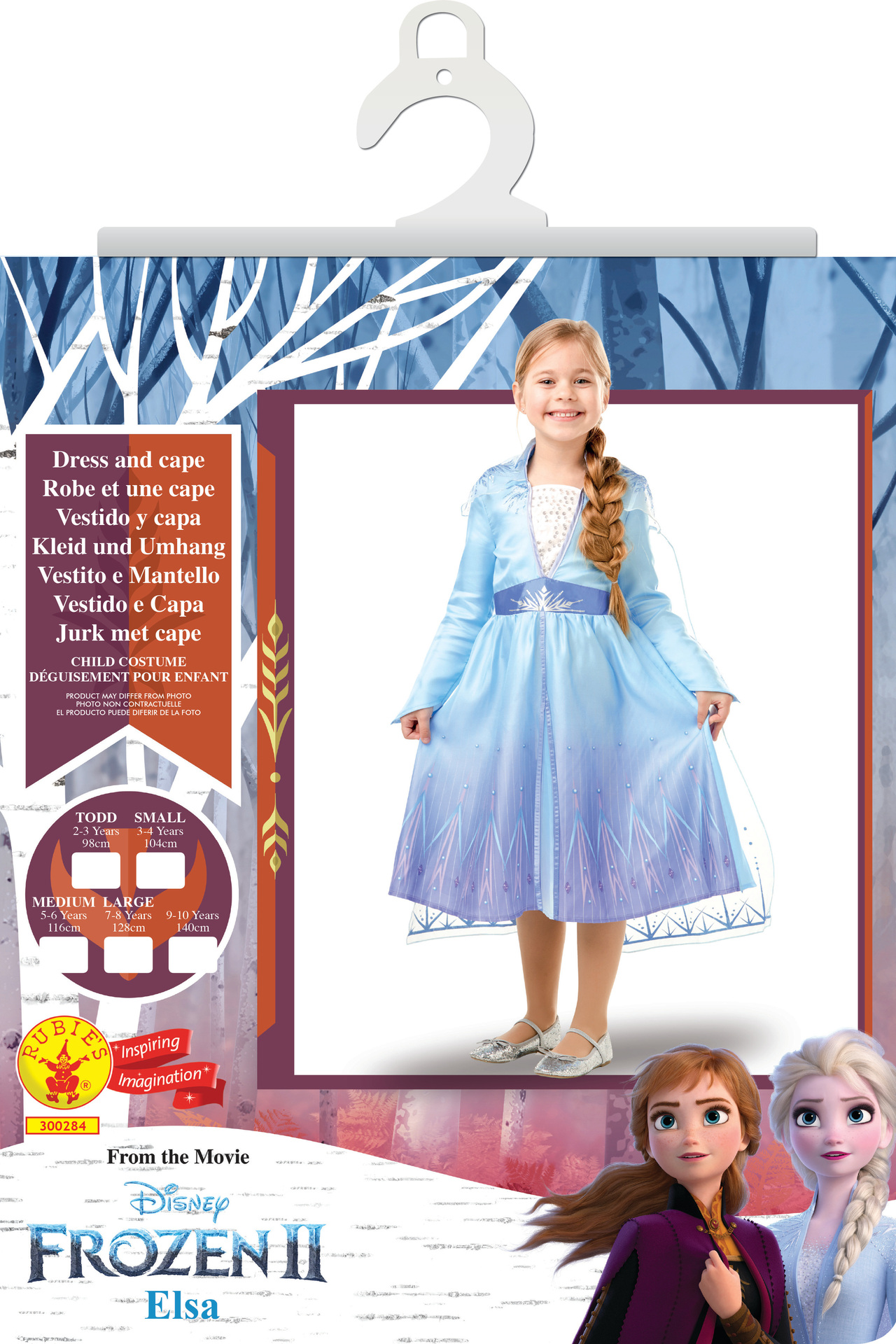 Robe Anna reine des neiges - Sans - 5 ans