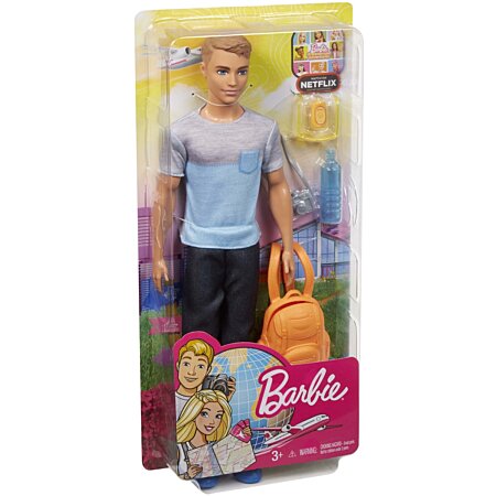 Barbie Famille poupée Balade du Chien avec figurine articulée