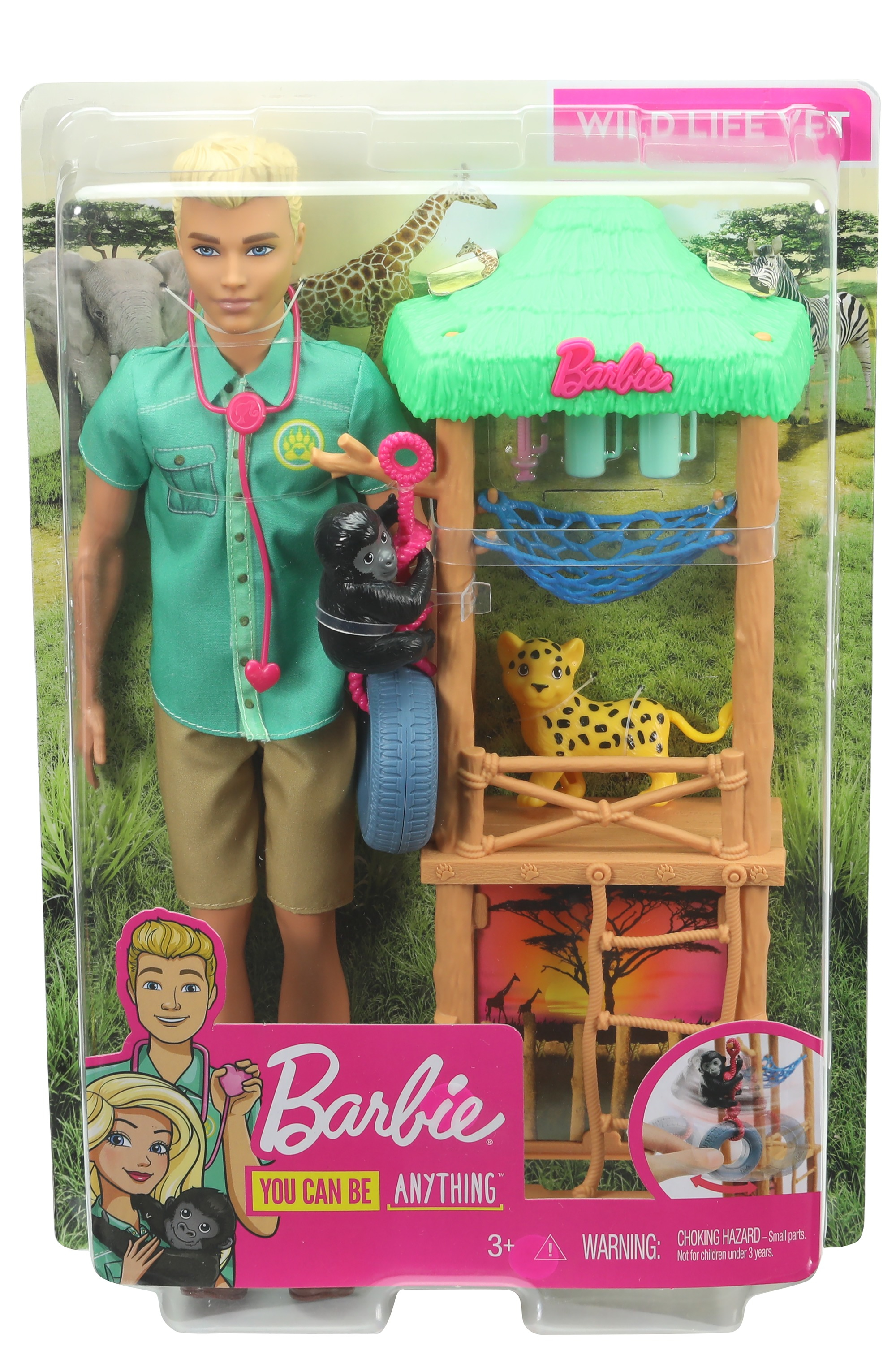 Barbie - BARBIE CLINIQUE VÉTÉRINAIRE - FBR36 - Poupées mannequins - Rue du  Commerce