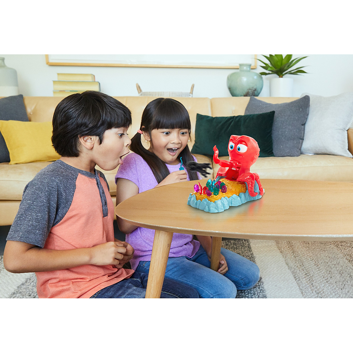 Jeu Poulpe Au Trésor Avec Pierres Précieuses | Jeu D'adresse Et De Patience Pour Enfants Dès 5 Ans