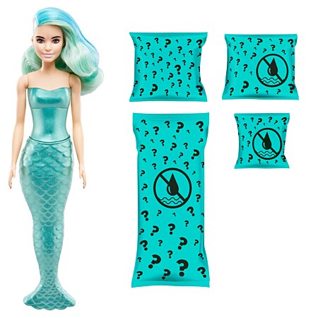 Barbie - Barbie Color Reveal Sirène (modèle aléatoire) - Poupée Mannequin  Surprise - 3 ans et + au meilleur prix