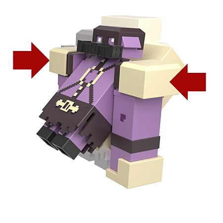 Minecraft - Coffret de 2 Figurines Legends Skeleton vs Pigmadillo