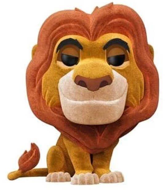 Figurine Pop [Exclusive] Disney Le Roi Lion : Mufasa (Flocké) [495