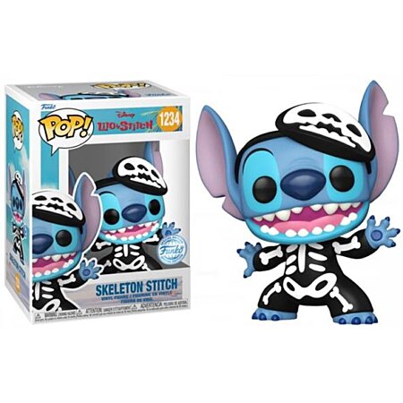 Figurine Pop [Exclusive] Disney Stitch : Skeleton Stitch [1234] au meilleur  prix