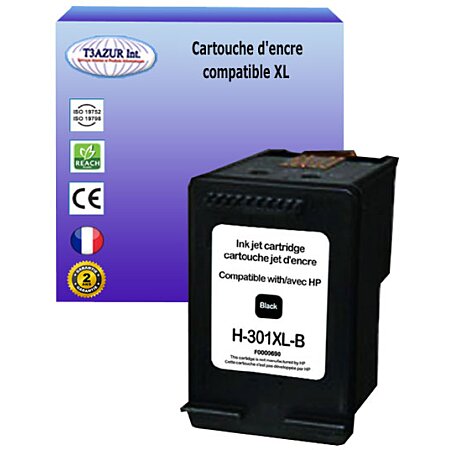 Cartouches d'encre compatible avec impr. HP OfficeJet 2620 2622 2624 : HP  301 XL