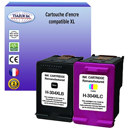 Compatible HP 304XL Noir Cartouche - Webcartouche