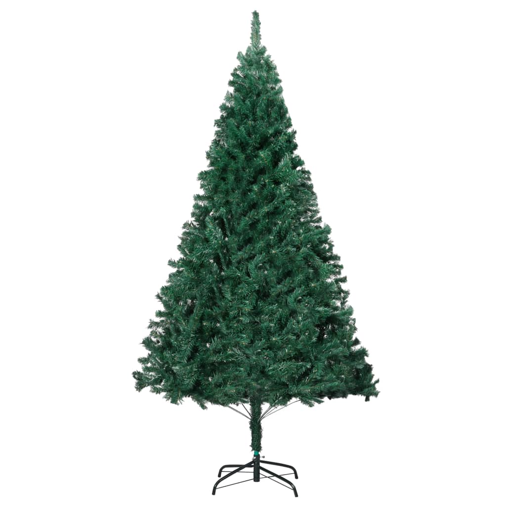 Sapin De Noël Artificiel LUCKRACER 195 Cm - PVC Vert Clair, 1000 Pointes - Pliable, Support Métal - Dépliage Rapide - 6