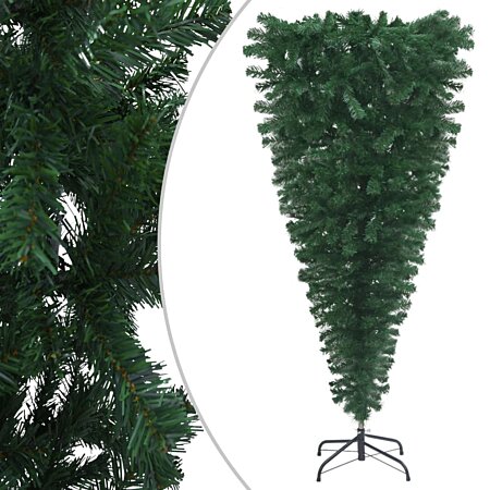Arbre de Noël artificiel renversé avec LED et boules 120 cm au meilleur  prix