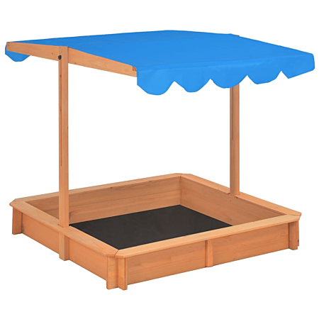KOTARBAU® Grand bac à sable en bois avec toit jaune, imprégné, fermé KOTARBAU® Grand bac à sable en bois avec toit jaune, imprégné, fermé