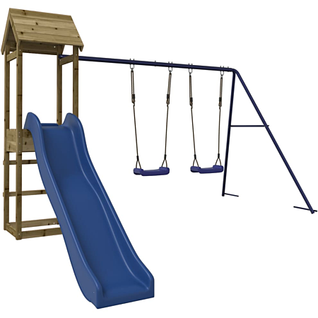 Aire de jeux d'extérieur bois de pin imprégné - Aire De Jeux Extérieur - Jouet Enfant - Jeux De Plein Air - Toboggan - Balançoire Aire de jeux d'extérieur bois de pin imprégné - Aire De Jeux Extérieur - Jouet Enfant - Jeux De Plein Air - Toboggan - Balançoire